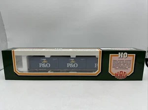 HAG 366 HO SBB SGSS BOGIE CONTAINER WAGON WITH 3 X 20 FT CONTAINERS P&O - Picture 1 of 8