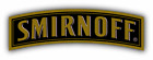 Smirnoff Vodka Logo Wide Car Bumper Sticker Decal - 3'', 5'', 6'' or 8''
