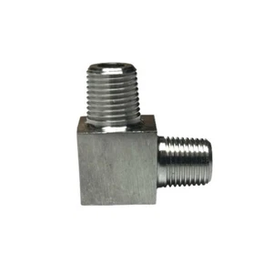 1/8” Male To 1/8” Male NPT Elbow 2 Way Threaded Connector Pipe Fitting Stainless - Picture 1 of 3