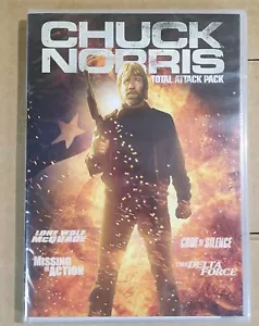 CHUCK NORRIS - Total Attack Pack - DVD 4 Action Movie Set - Picture 1 of 2