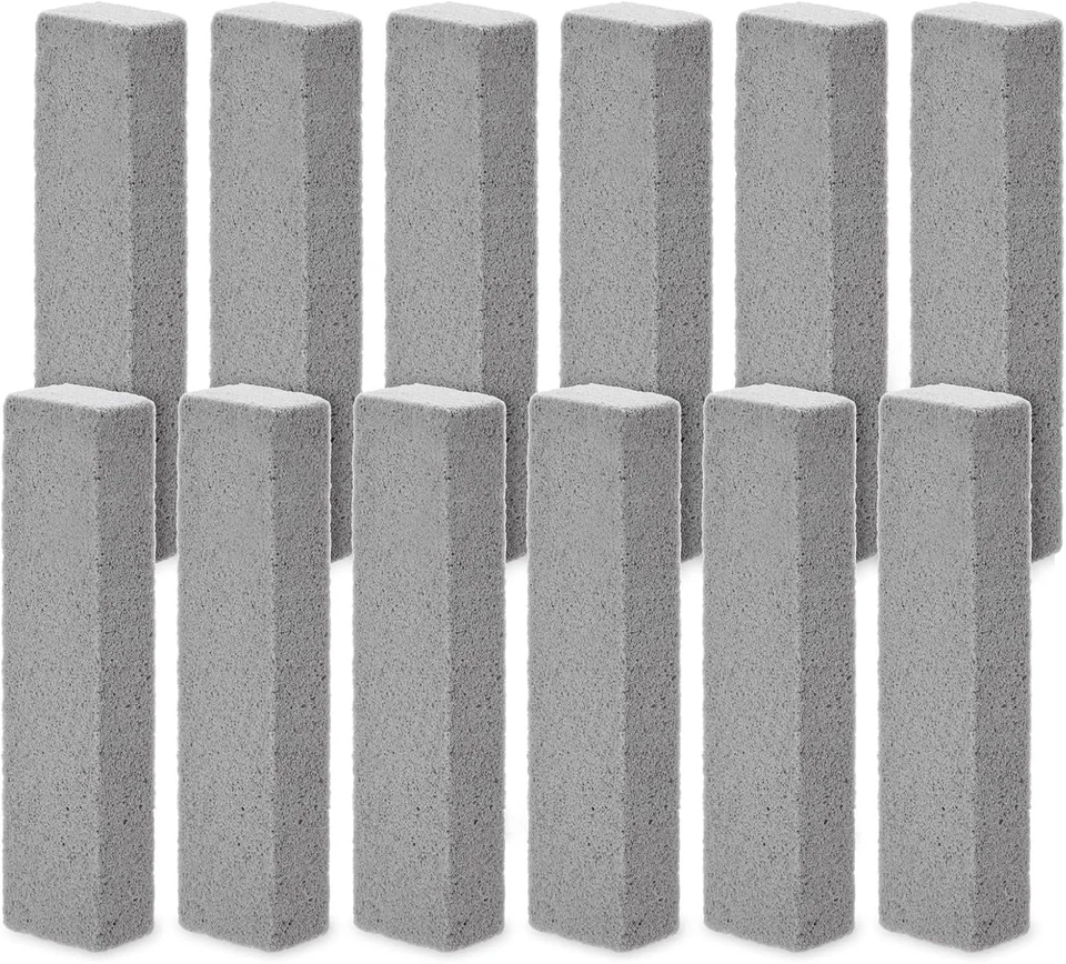 Juvale 12-Pack Pumice Stones for Cleaning - Toilet Bowl Cleaner and Scouring Sti