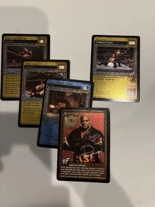 WWE/WWF Raw Deal CCG Rikishi Base Set Plus Trademark Foil - Picture 1 of 2