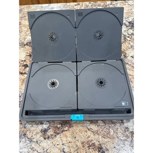 Laserline 24 CD DVD Black Storage Hard Case with Slide Door Release - Photo 1/6