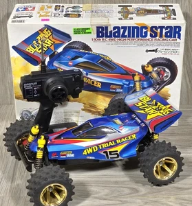 Tamiya Blazing Star RC 4WD High Performance Racing Car w/Extras Vintage 1997 - Picture 1 of 6