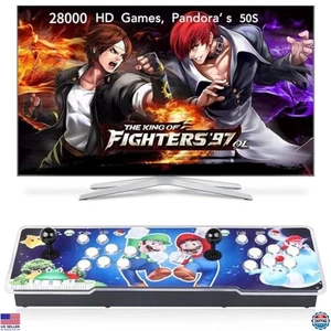 30000 Games in 1 Arcade Console for PC/TV/Projector, 3D Multiplayer Joysticks - Picture 1 of 7