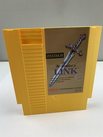 Cartucho impreso en 3D The Adventures of Link Zelda 2 Nintendo NES arte de pared gigante