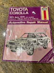 Toyota Corolla 1975 bis 1979 alle Modelle Kfz-Reparaturanleitung von Haynes - Bild 1 von 5