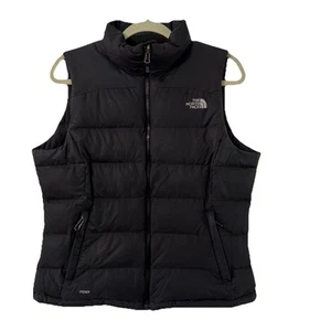 The North Face 700 Goose Down Fill Puffer Vest Black Women's Large - Picture 1 of 17
