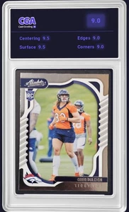 2022 Panini Absolute #163 Greg Dulcich RC Denver Broncos - CGA 9.0 Digital Grade - Bild 1 von 2