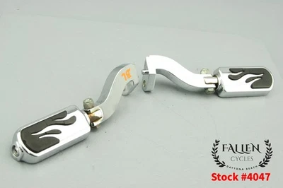 Harley Electra 2001 clavija trasera deslizante + soportes de montaje cromo llama #4047 Foto 1 de 4