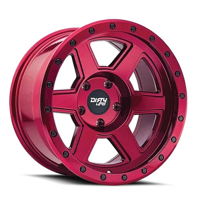 Dirty Life Wheels 9315 Compound 20x10 -25 Candy Red 8x165.1 8x6.5 (QTY 1) - Imagem 1 de 4