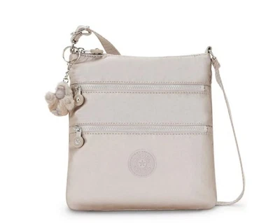 KIPLING Keiko Bolso Bandolera Pequeño Mujer Nylon - Brillo Metálico (Usado) Foto 1 de 4