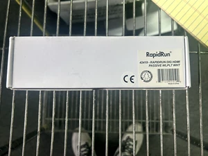 RAPIDRUN 42419 HDMI PASSIVE WALL PLATE New in Box - Picture 1 of 1
