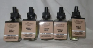 White Barn Bath & Body Works Wallflower Juego de 5 Bombillas de Recarga Lote de 5 GAMUZA VAINILLA - Imagen 1 de 4