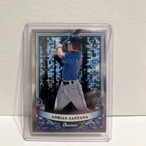 ADRIAN SANTANA 2024 BOWMAN STERLING PROSPECTS RC TAMPA BAY RAYS #BSP-43 - Picture 1 of 2