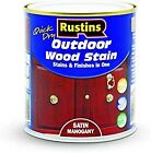 Rustisn ESMA500 500ml Satin Outdoor Wood Stain - Mahogany