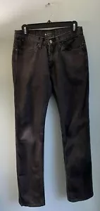Pantalones de mezclilla ajustados con logotipo Acne Action Max negros crudos 1997 29x32 - Imagen 1 de 6