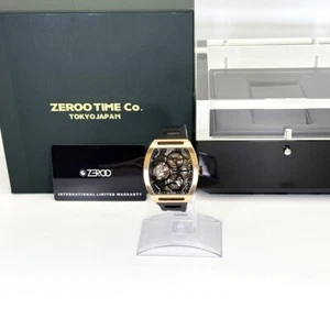 Reloj Zeroo Time T4 Tourbillon Edición Limitada Esqueleto Completo para Hombre De Japón - Imagen 1 de 10