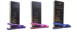 Piastra per capelli ISO Beauty Gold Collection metallo digitale titanio ferro piatto - Foto 1 di 9