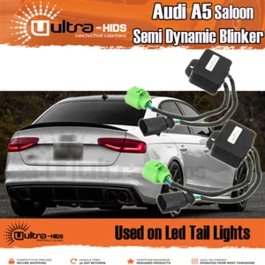 2x Semi Dynamic Indicator Module Turn Signal Units LED taillights AUDI A5/RS5/S5 - Picture 1 of 3