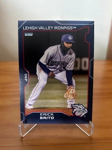 2025 Lehigh Valley IronPigs Erick Brito Philadelphia Phillies - Picture 1 of 1