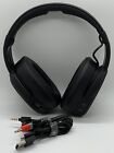 Skullcandy Crusher Wireless Bluetooth Adjustable Headset Black w Case & Cables