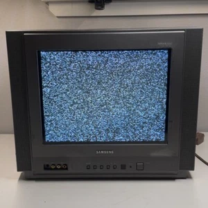 Samsung Dynaflat CRT TV 14” Retro Gaming Model TXM1491F No Remote - Bild 1 von 10