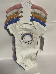 Carter Preemie One Piece Body für Babys 5er-Pack neu mit Etikett - Bild 1 von 8