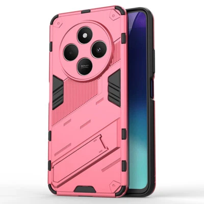 Para XiaoMi RedMi 14C 4G, Híbrido a Prueba de Golpes Armadura Trasera Rígida Doble Soporte Estuche Cubierta Foto 1 de 4