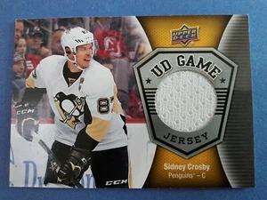 CAMISETA DEL JUEGO SIDNEY CROSBY 2016-17 CUBIERTA SUPERIOR UD - PITTSBURGH PENGUINS GJ-SC - Imagen 1 de 4