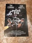 THE PRIVATE EYES Original Movie Poster Size 27"x41". Folded 