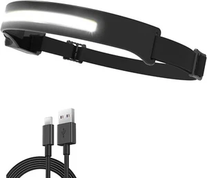 Vokida Linterna Frontal de Cabeza LED recargable 5 Modos IPX4 con Sensor - Imagen 1 de 9