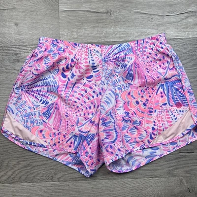 LILLY PULITZER OCEAN TRAIL SHORT, RAZBERRY, NOS VEMOS PRONTO, NUEVO SIN ETIQUETAS, PEQUEÑO S Foto 1 de 4