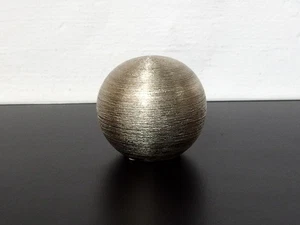 schöner alter  Briefbeschwerer Dekokugel Silber ca 10 cm Durchmesser - Bild 1 von 5