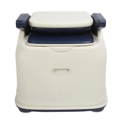 Portable Toilet For Elderly Pregnant Home Use Blue Indoor - Image 1 of 4