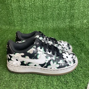 Nike Air Force 1 LV8 1 Floral Black Green DZ2663-001 Gr. 2Y TOP!!!! - Bild 1 von 8