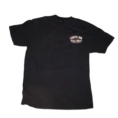 Camisa Cartel Ink Tattoo Speed Thrills Kustom Kulture Fast Lane Fury Car Talla XL Foto 1 de 4