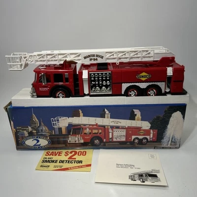 Sunoco 1995 Collector's Edition Aerial Tower Fire Truck Marcus Hook 94 Ladder - Image 1 of 4