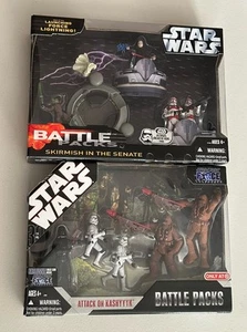 Star Wars Battle Packs Skirmish In The Senate, Attack On Kashyyyk New and Sealed - Picture 1 of 4