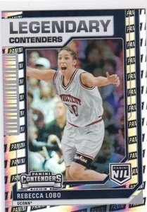 2024-25 Panini UConn #38 REBECCA LOBO SILVER PANINI LOGO - Picture 1 of 2