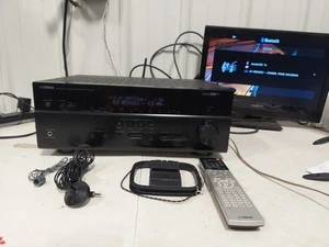 Yamaha RX-V679 7.2 Network AV Receiver Bundle Remote, Bluetooth Internet Radio - Picture 1 of 13