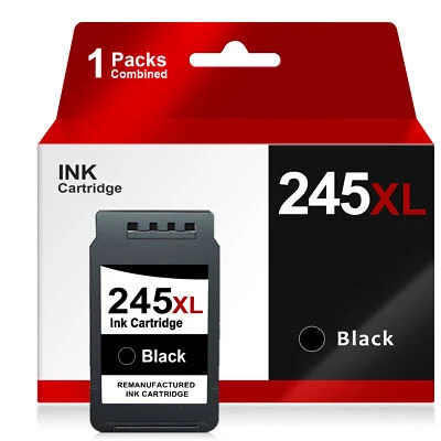 1 PG-245XL Black Ink for Canon 245 XL PIXMA TS202 TS302 TS3100 MG2522 MG2520 - Изображение 1 из 4