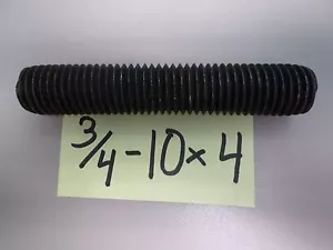 3/4-10 x 4 pernos de rosca completa (cantidad 3) - Imagen 1 de 3