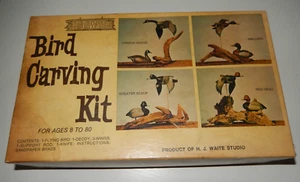 Vintage H.J. KIT TALLADO PÁJARO SEÑUELO GANSO CANADÁ WAITE 1 señuelo volador 1 1974 - Imagen 1 de 10