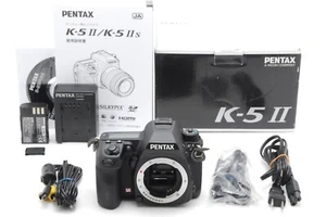 【MINT BOXED S/C 7644】Pentax K-5 II Digital SLR Black Body 16.3MP From JAPAN - Picture 1 of 12