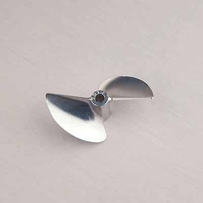 #1673 CNC 1/4 Aluminum Propeller 70mm Positive 2 Bladed 7014 Prop. for RC Boat - Image 1 of 4