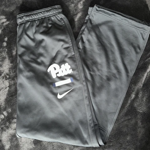 NIKE PITT PANTHERS FOOTBALL BASKETBALL ATHLETICS SZ LT THERMA-FIT SWEATPANTS Cover