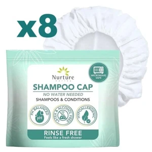 Lot of 8 Nurture Valley RINSE FREE SHAMPOO CAPS Conditions Freshens No Water - Picture 1 of 7