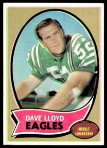 1970 Topps #21 Dave Lloyd Philadelphia Eagles - Imagen 1 de 2