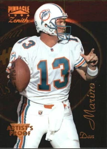 1996 Zenith Football "Artist's Proofs" Parallel Cards - Picture 1 of 15